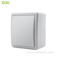 2Way Switch With LED indicator Surface Mounted IP44